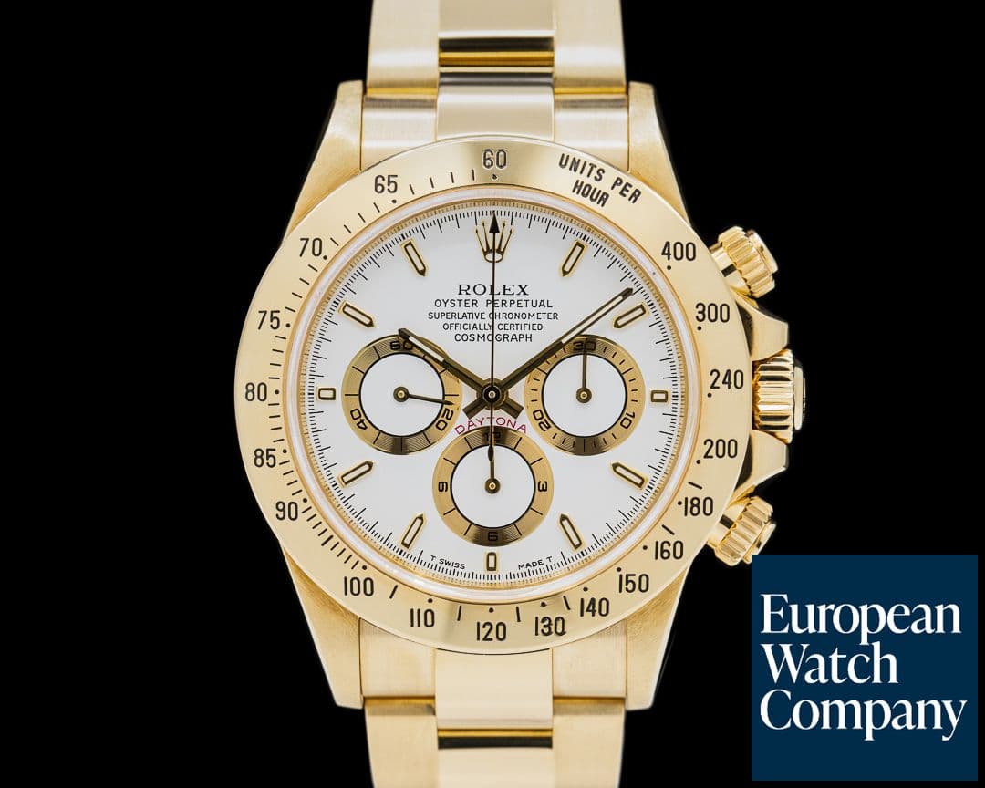 Image of Rolex Daytona Zenith White Dial 18K / Bracelet C. 1996
