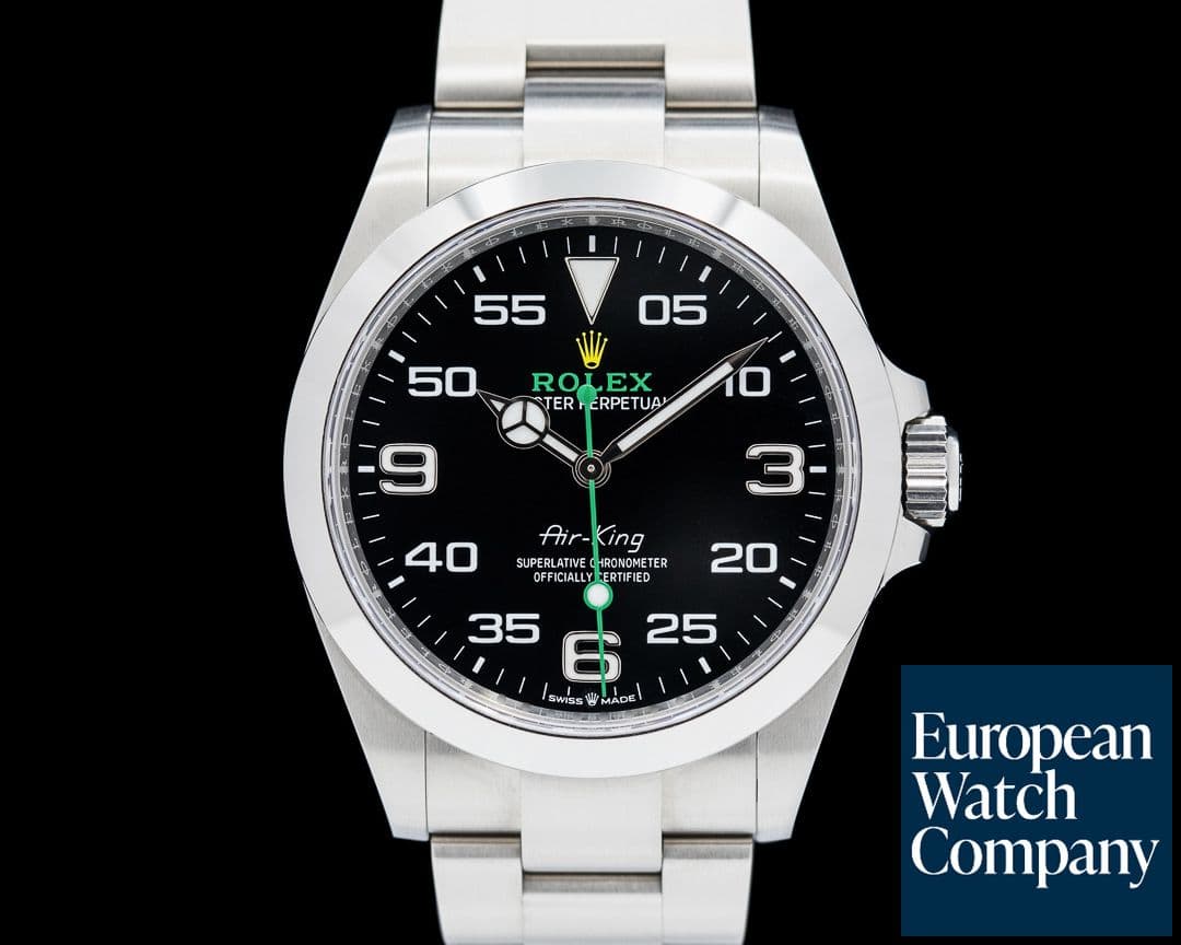 Image of Rolex Air King 126900 SS Black Dial 2024 UNWORN
