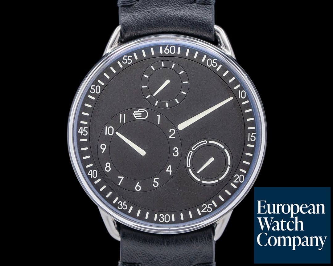 Image of Ressence Type 1 Slim Titanium Black Dial