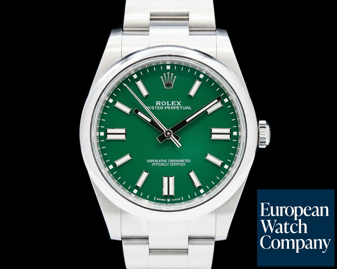 Image of Rolex Oyster Perpetual 124300 SS Green Dial 2024