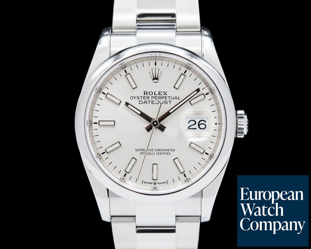 Image of Rolex Datejust 36 126200 SS Silver Stick Dial