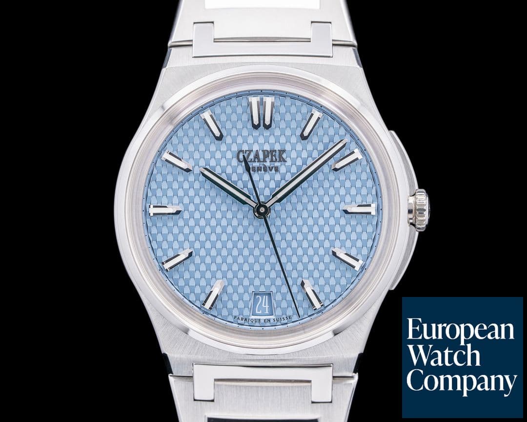 Image of Czapek & Cie Antarctique Passage de Drake Glacier Blue S Dial SS