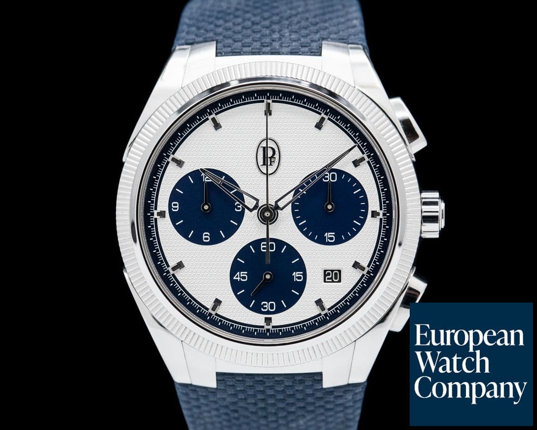 Image of Parmigiani Tonda PF Sport Chronograph Steel Milano Blue SS Silver Dial 2024