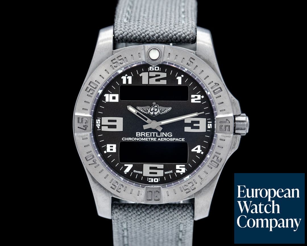 Image of Breitling Aerospace EVO Night Mission Titanium Black Dial
