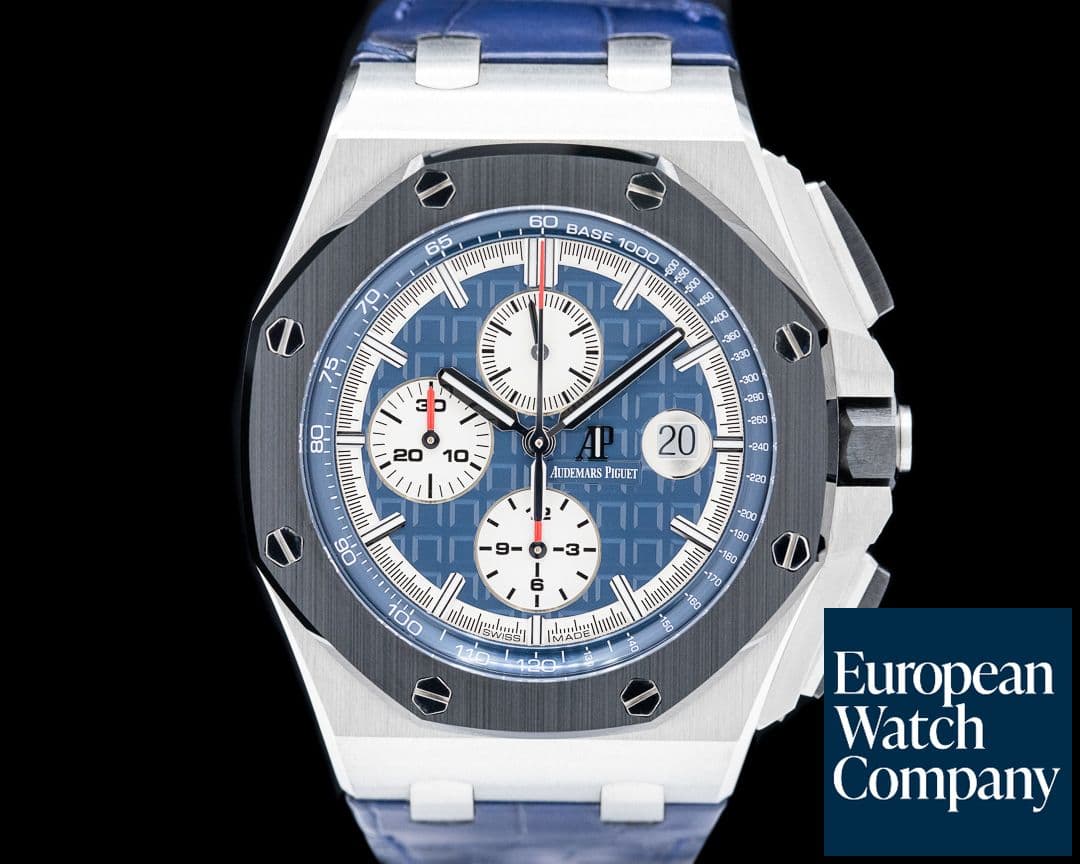 Image of Audemars Piguet Royal Oak Offshore Chronograph Platinum Blue Dial