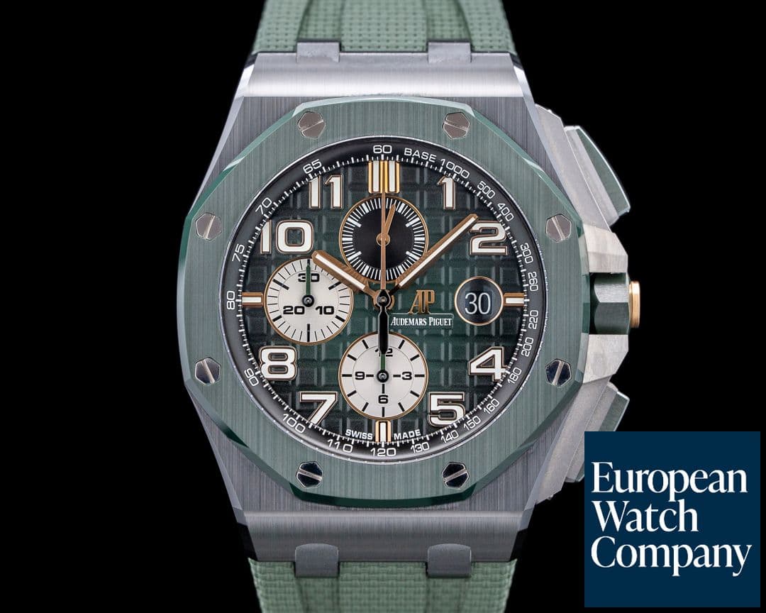 Image of Audemars Piguet Royal Oak Offshore 44 Ceramic Green Dial