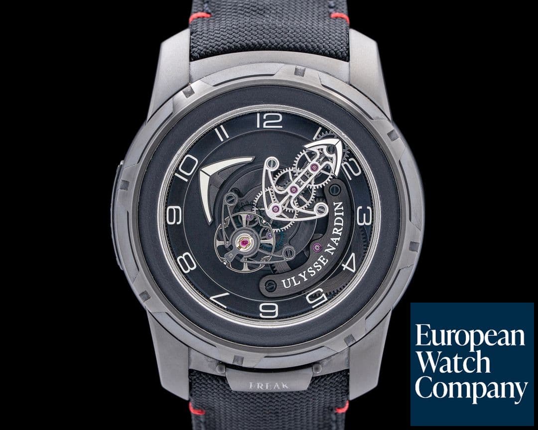 Image of Ulysse Nardin Freak Out PVD Titanium 7 Day Carousel Tourbillion Black Dial
