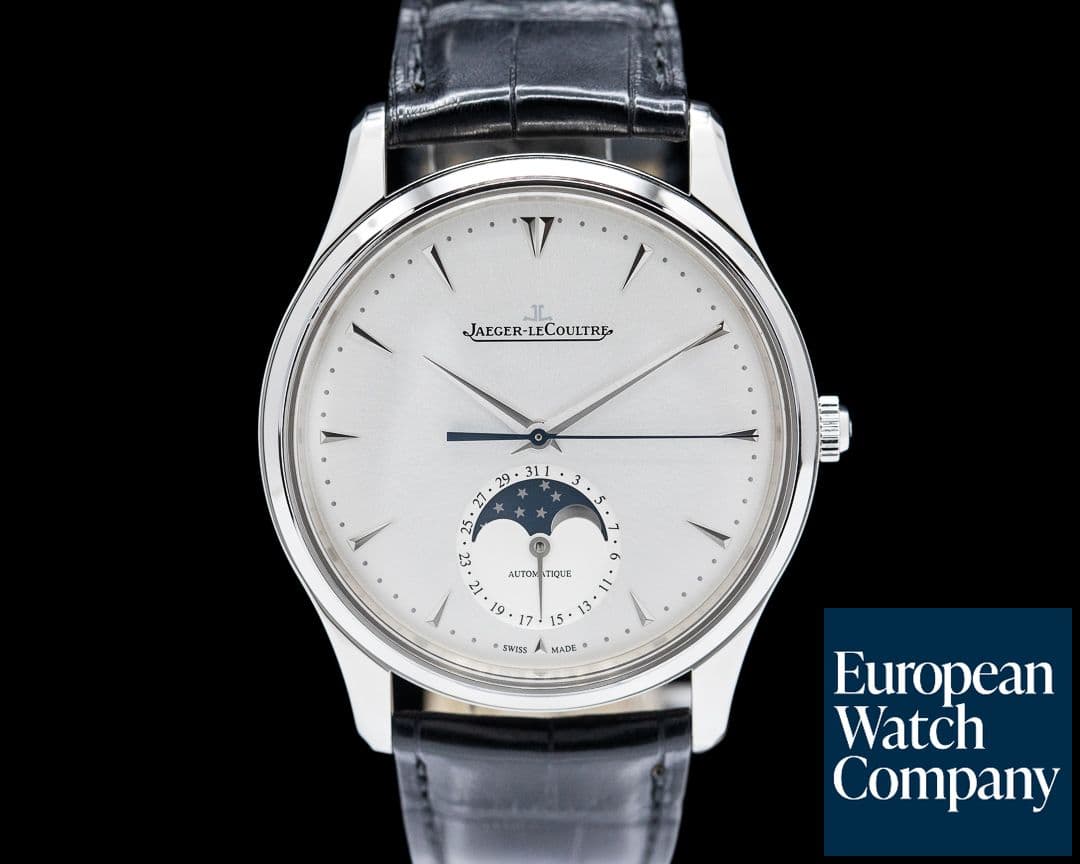 Image of Jaeger LeCoultre Master Ultra Thin Moon SS Silver Dial