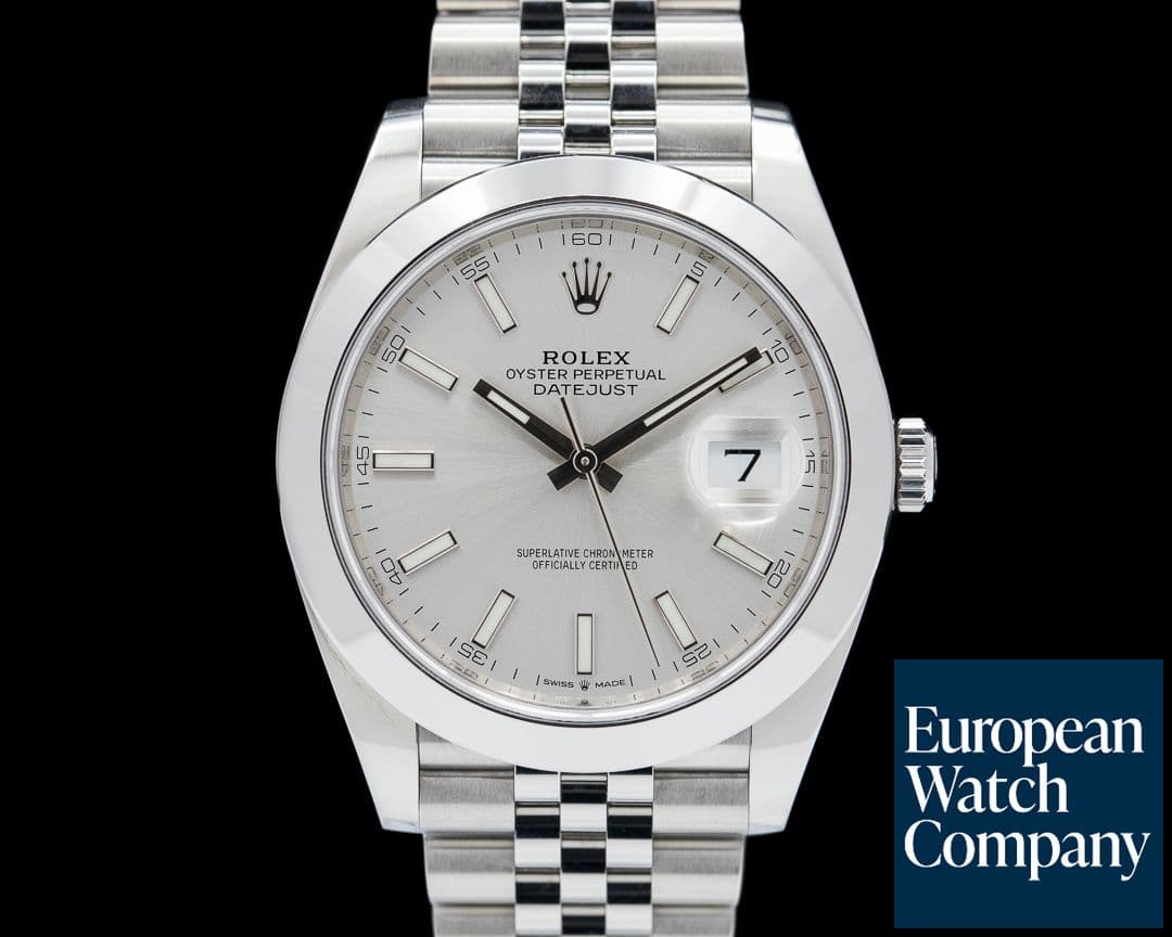 Image of Rolex Datejust 41 SS Jubilee Silver Dial