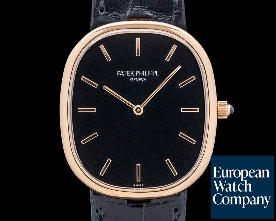 Image of Patek Philippe Golden Ellipse 5738R Rose Gold Black Dial