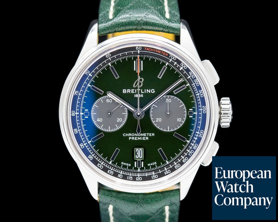 Image of Breitling Premier B01 Chronograph 42 Bentley SS Green Dial