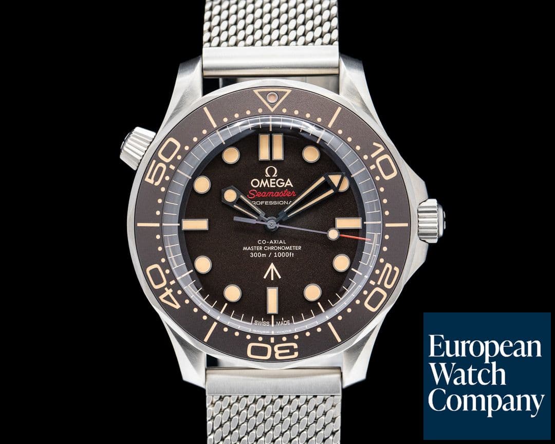 Image of Omega Seamaster 300M 007 Co-Axial Master Chronometer Titanium Brown Dial