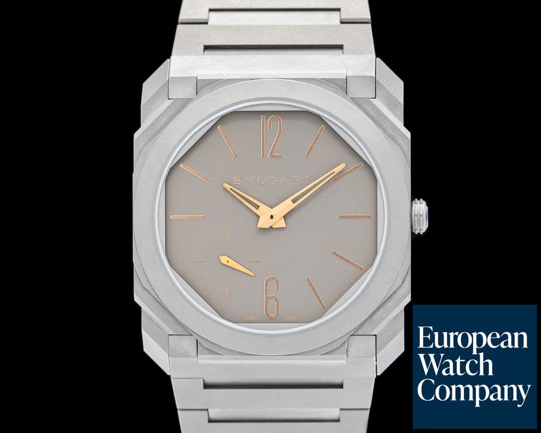 Image of Bulgari Octo Finissimo Automatic Titanium Gray Dial