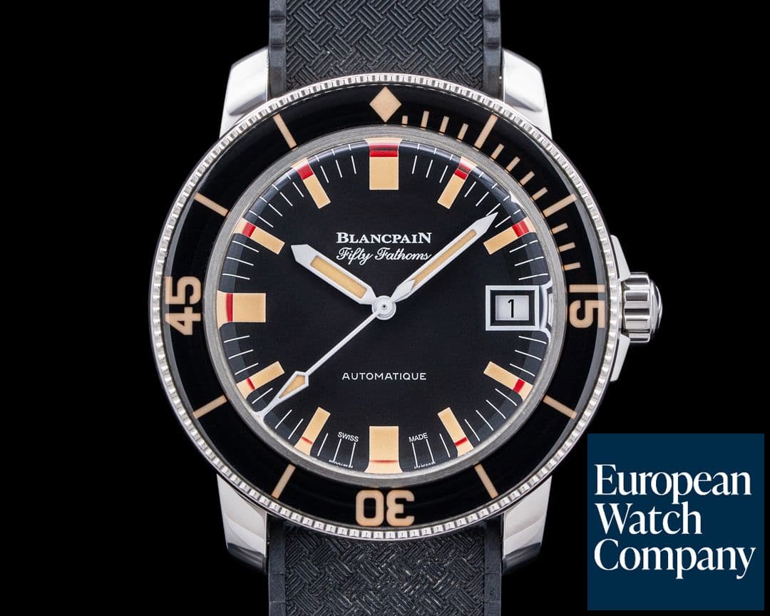 Image of Blancpain Fifty Fathoms Barakuda SS Black Dial LIMITED