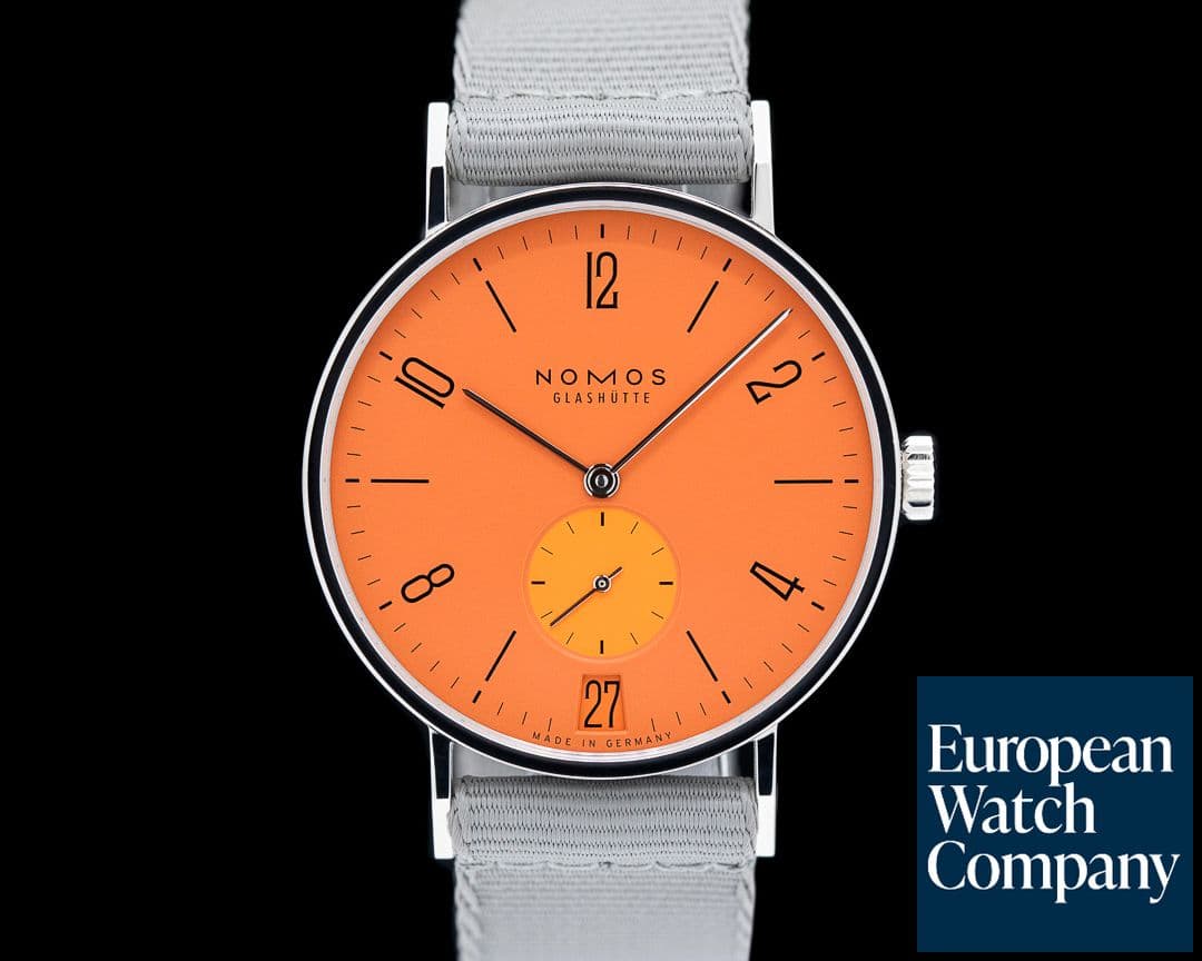 Image of Nomos Tangente Datum Poporange SS Orange Dial 2024 LIMITED