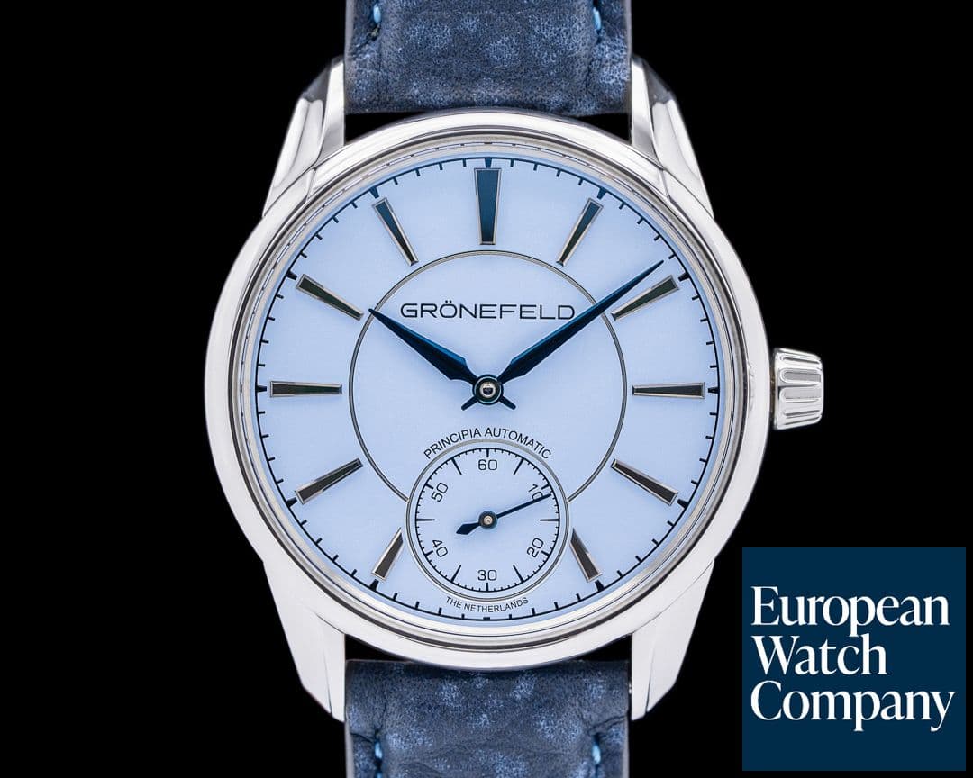 Image of Gronefeld 1941 Principia Automatic Light SS Blue Dial 2024