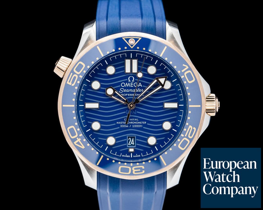 Image of Omega Seamaster Diver 300M Co-Axial Master Chronometer SS / RG