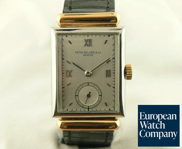 Image of Patek Philippe Tank Steel/Rose Gold,