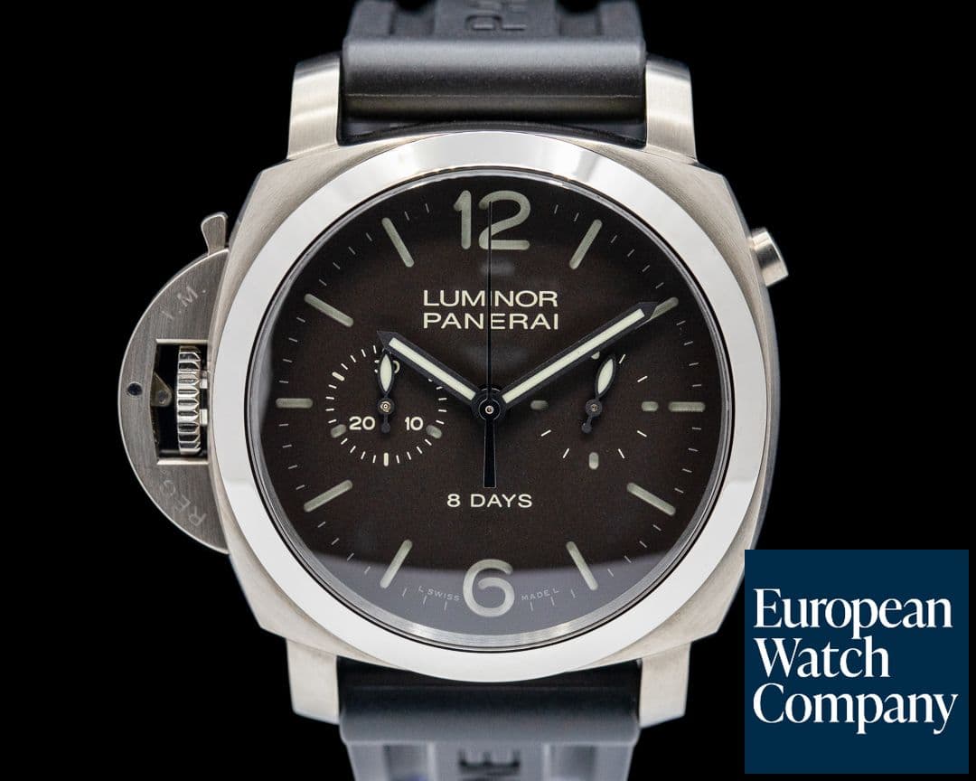 Image of Panerai Luminor 1950 Chrono Monopulsante Destro Titanium LIMITED
