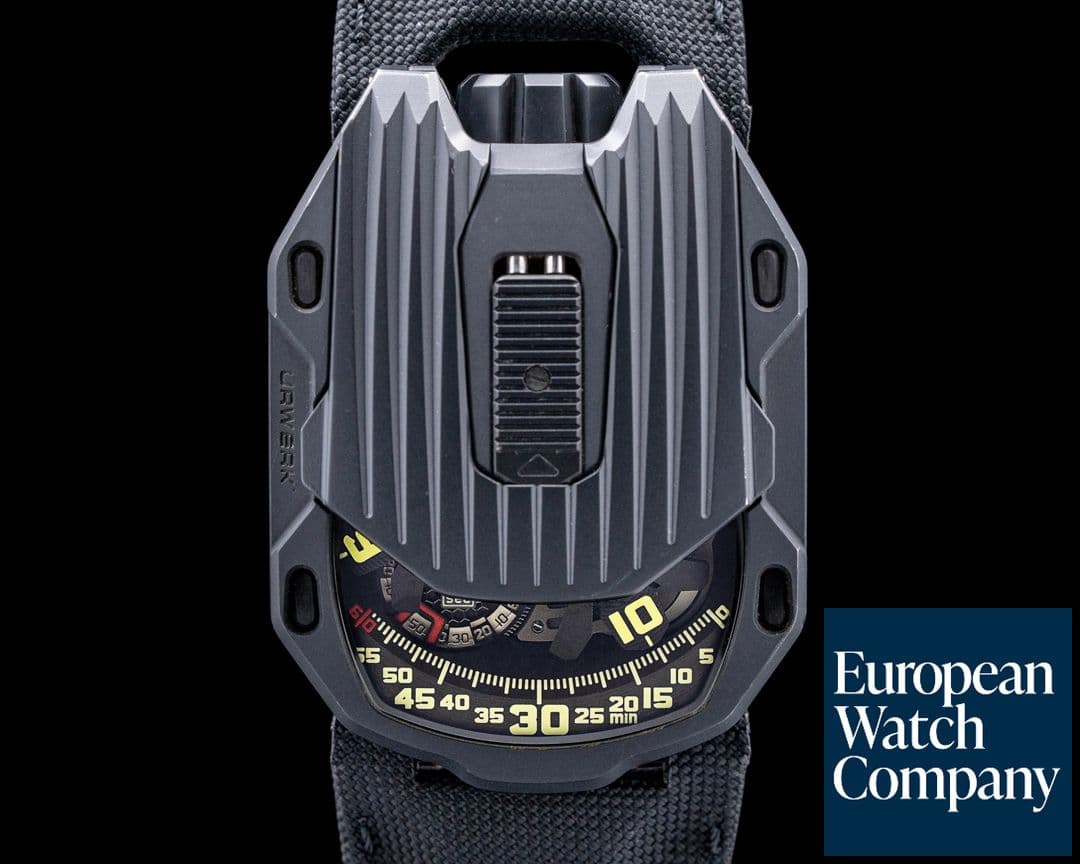 Image of URWERK UR-105CT STREAMLINER Manual Wind Titanium Skeleton Dial