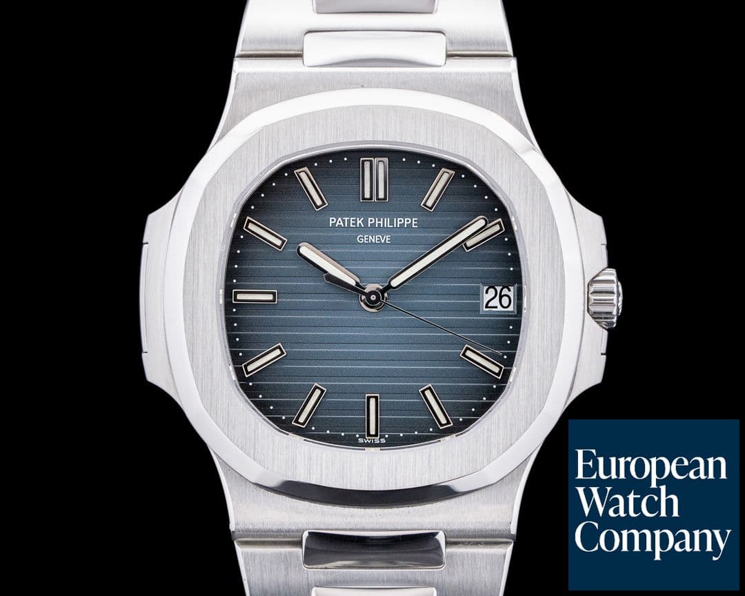 Image of Patek Philippe Jumbo Nautilus 5711/1A SS Blue Dial