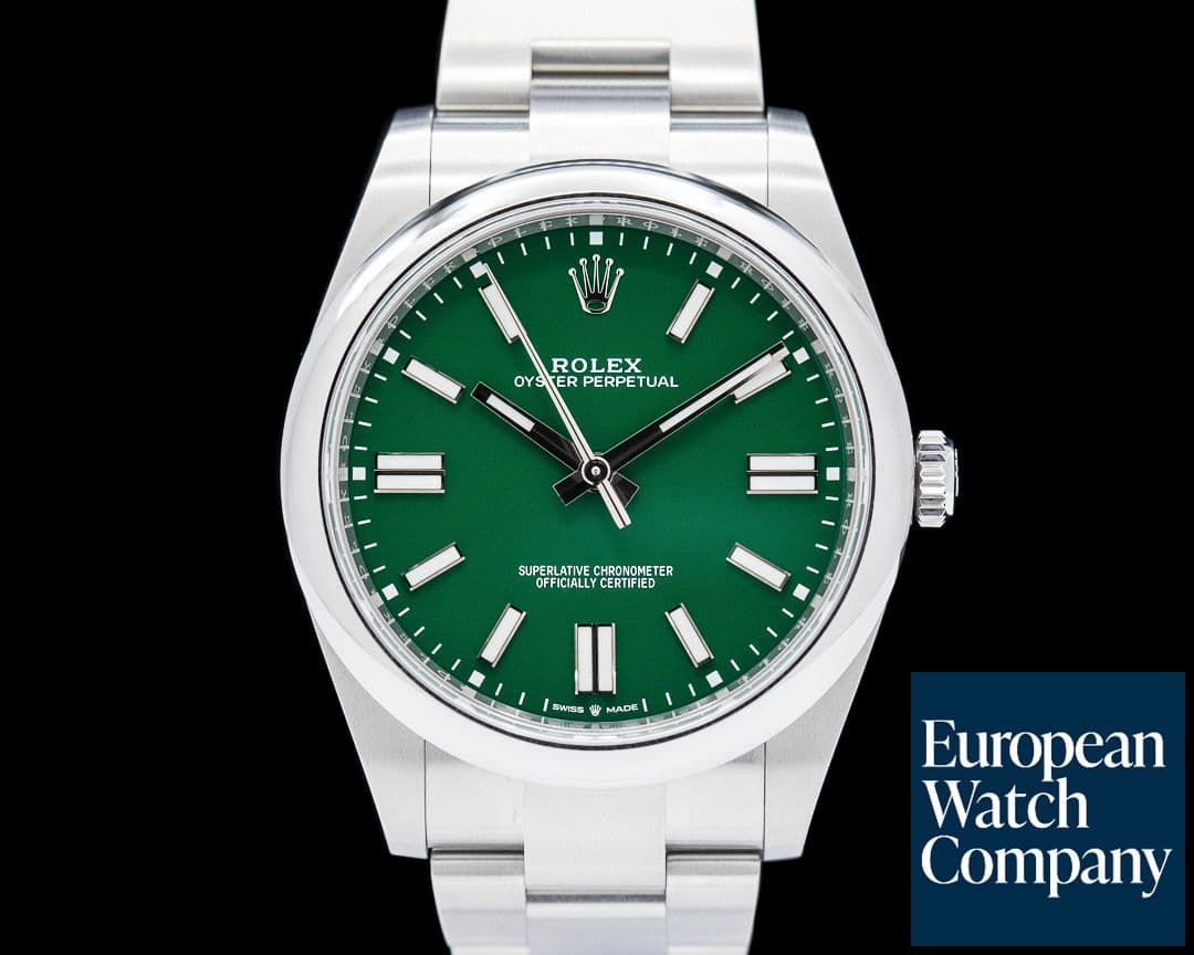 Image of Rolex Oyster Perpetual 124300 SS Green Dial