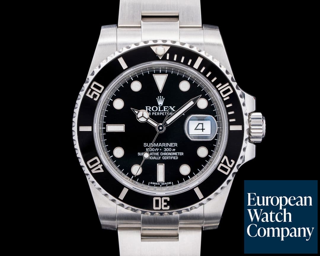 Image of Rolex Submariner 116610LN Ceramic SS Black Dial