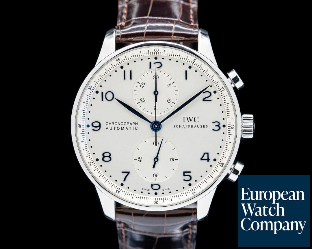 Image of IWC Portuguese Chronograph SS Silver Dial