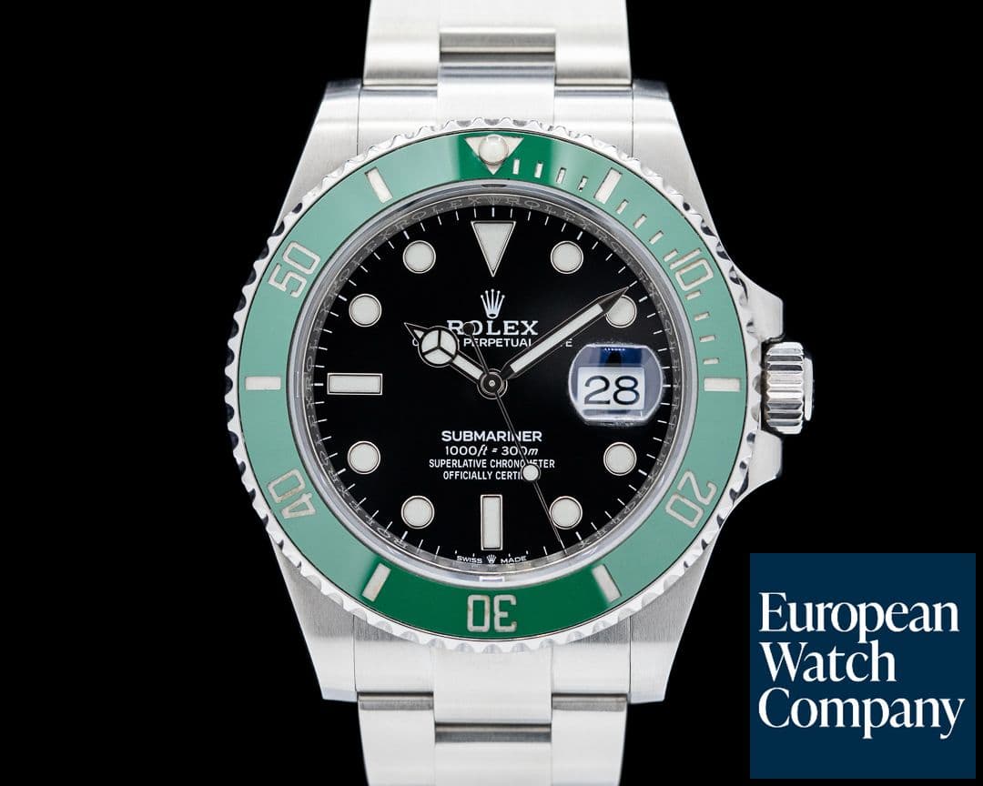 Image of Rolex Submariner Date 126610LV "Kermit" SS Black Dial