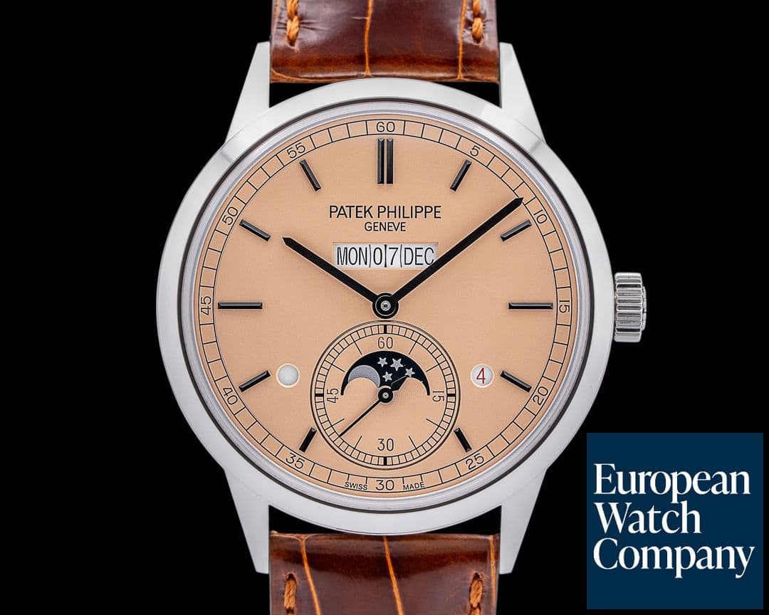 Image of Patek Philippe In Line Perpetual Calendar 5236P Platinum Salmon Dial 2024