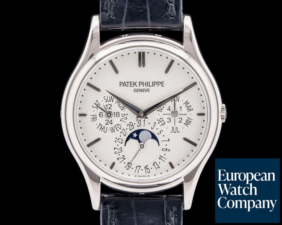 Image of Patek Philippe Perpetual Calendar 5140G Ultra Thin 18K White Gold Silver Dial
