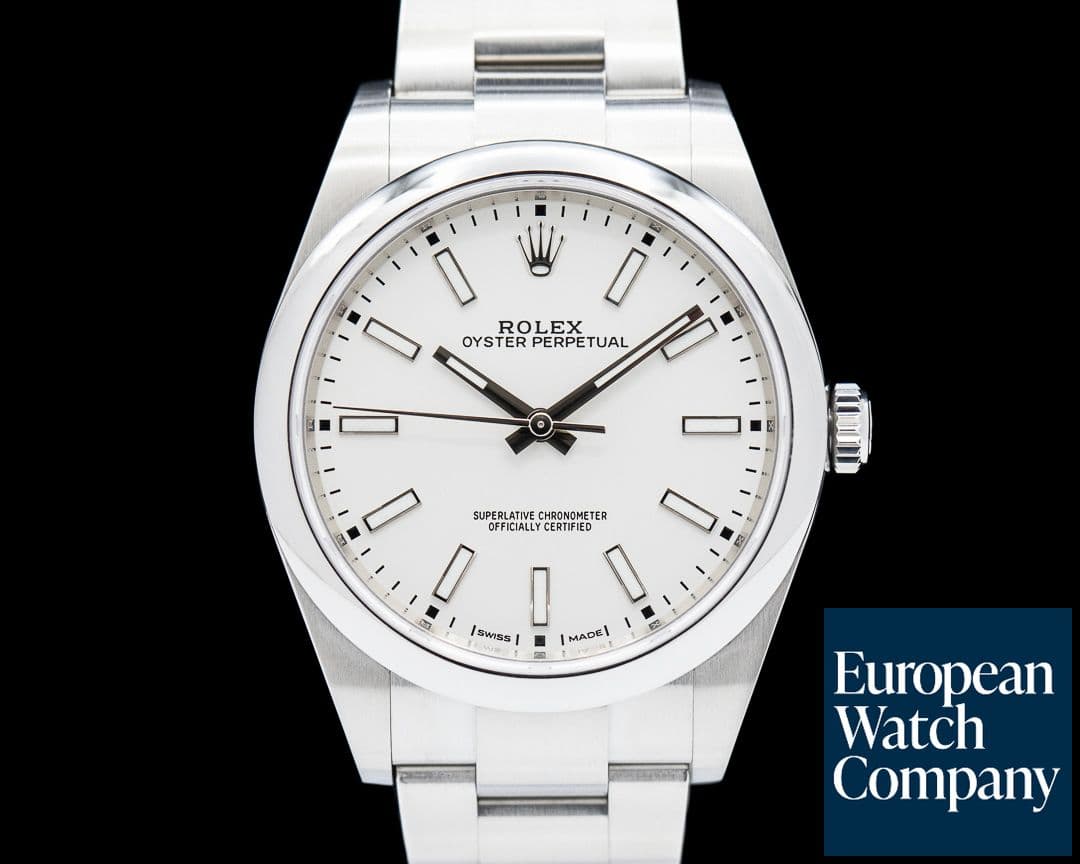 Image of Rolex Oyster Perpetual 114300 SS White Stick Dial