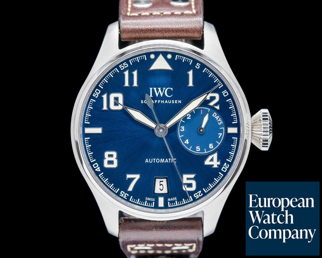Image of IWC Big Pilot "LE PETIT PRINCE" SS Blue Dial LIMITED