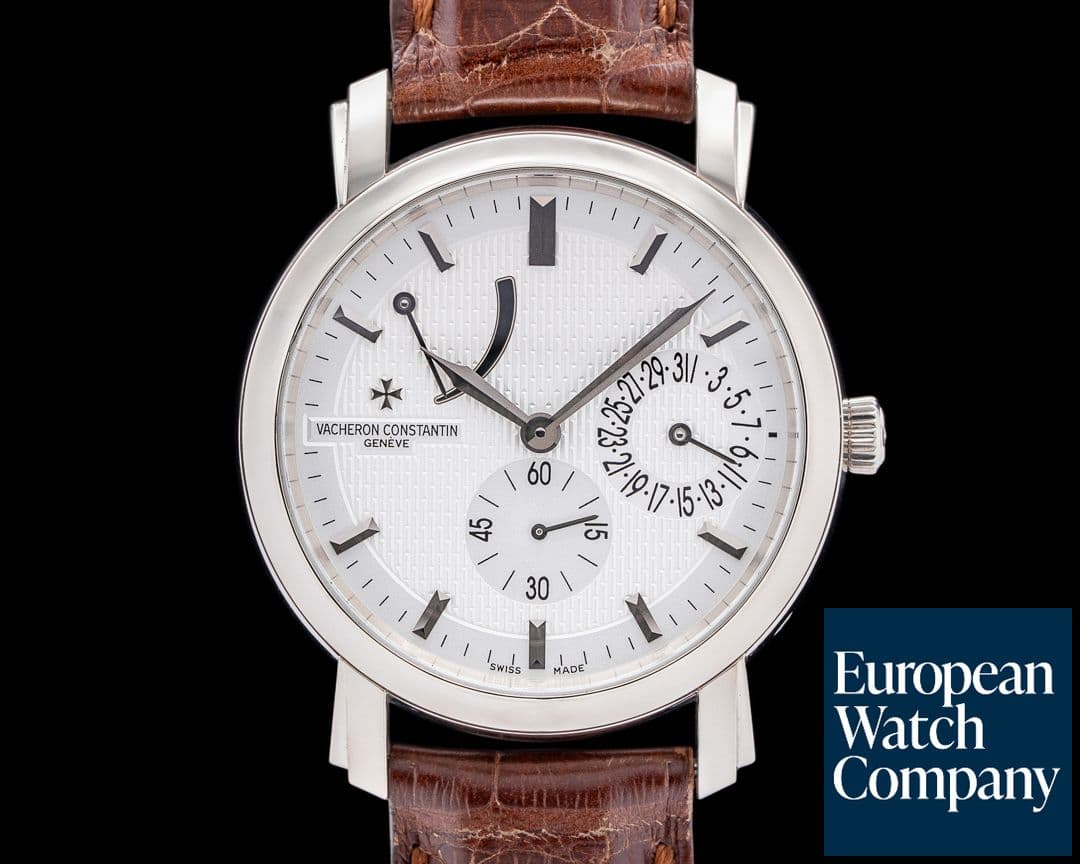 Image of Vacheron Constantin Malte Power Reserve 18K White Gold Silver Dial