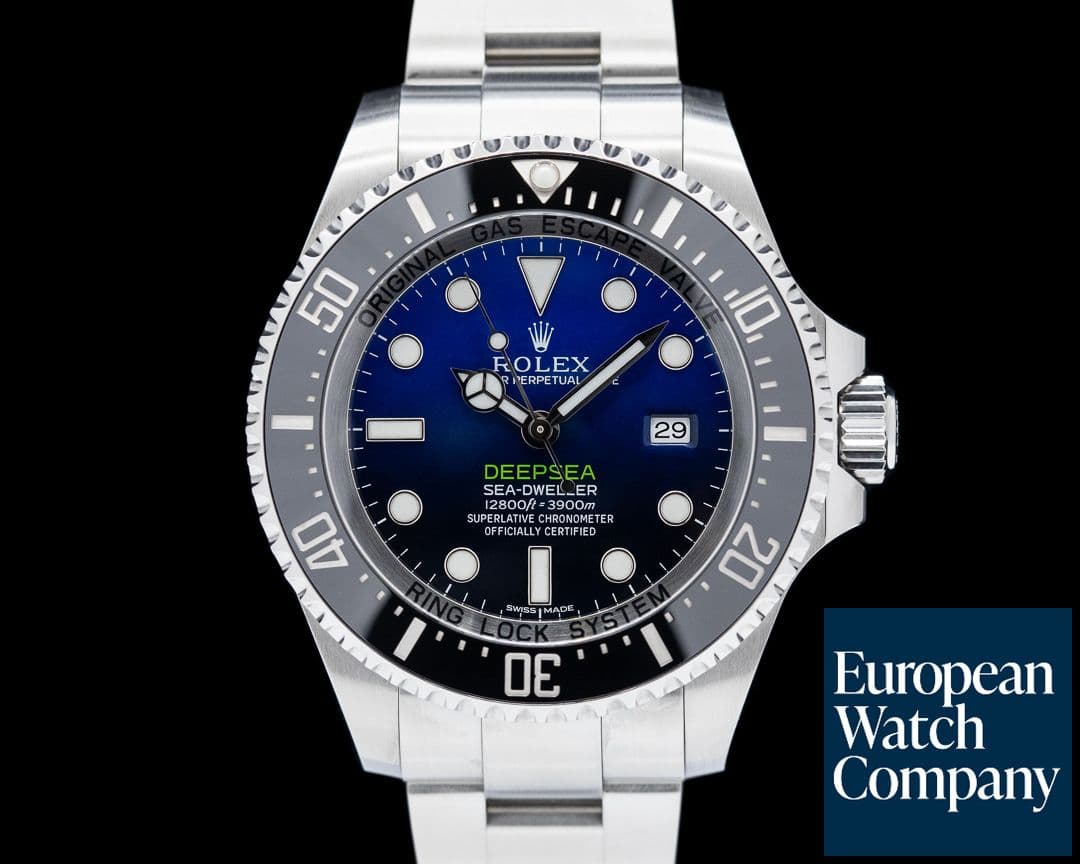 Image of Rolex Sea Dweller Deep Sea D-Blue "James Cameron" SS Blue Dial