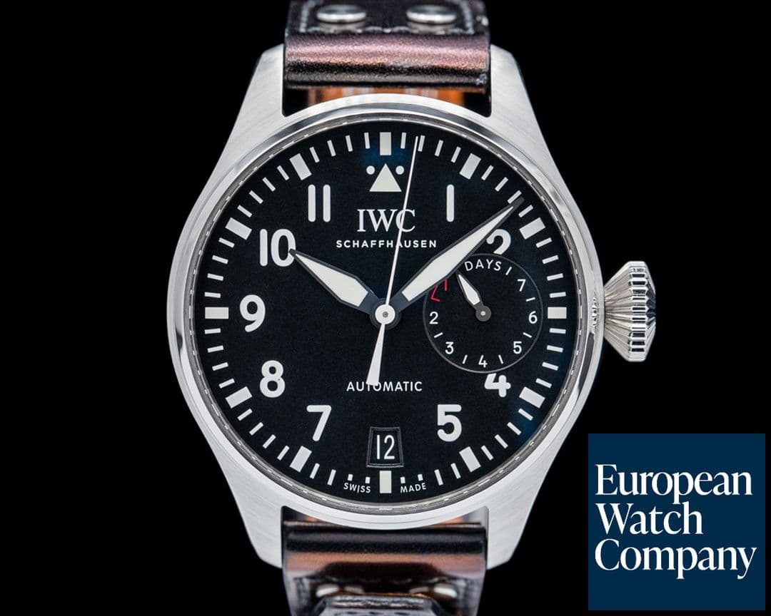 Image of IWC Big Pilot SS Black Dial