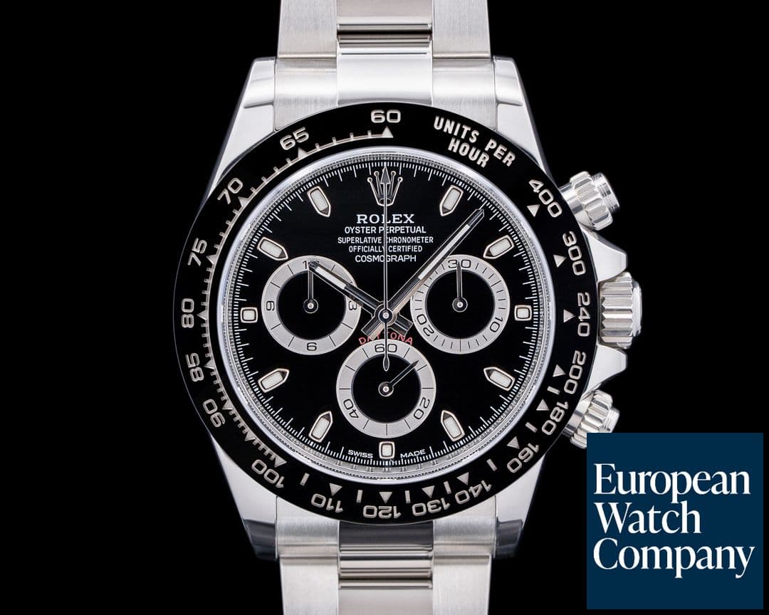 Image of Rolex Daytona 116500 Ceramic Bezel SS Black Dial