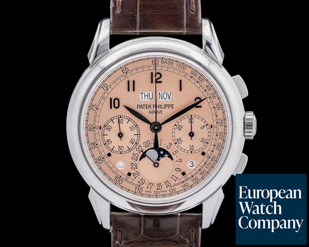 Image of Patek Philippe 5270P Perpetual Calendar Chronograph Platinum Salmon Dial