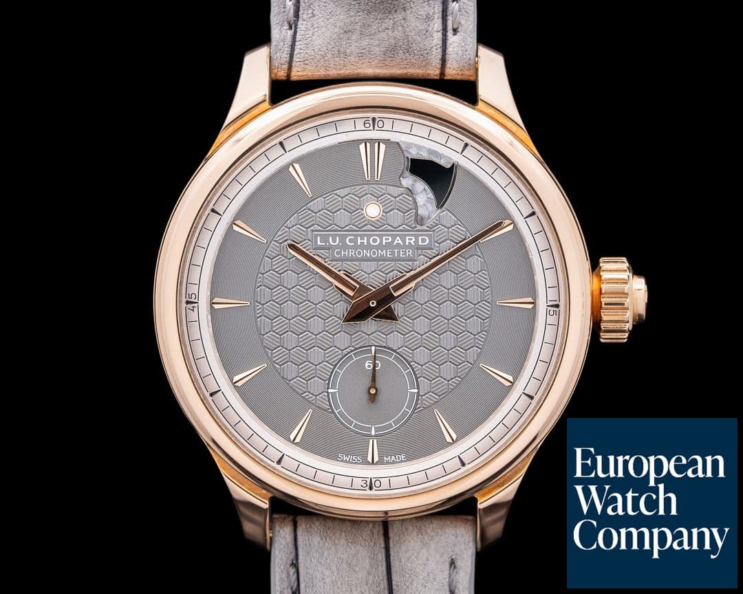 Image of Chopard L.U.C Strike One 18K Rose Gold Gray Dial LIMITED