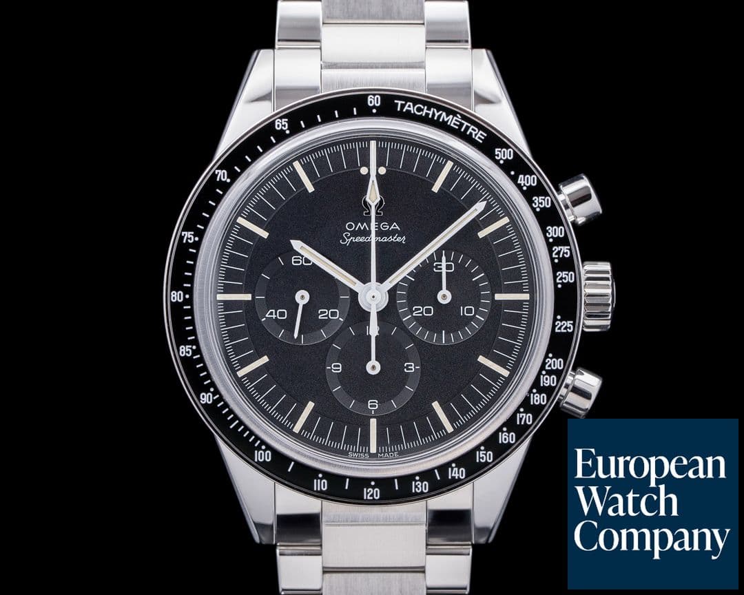 Image of Omega Speedmaster "Ed White" Chronograph SS Black Dial