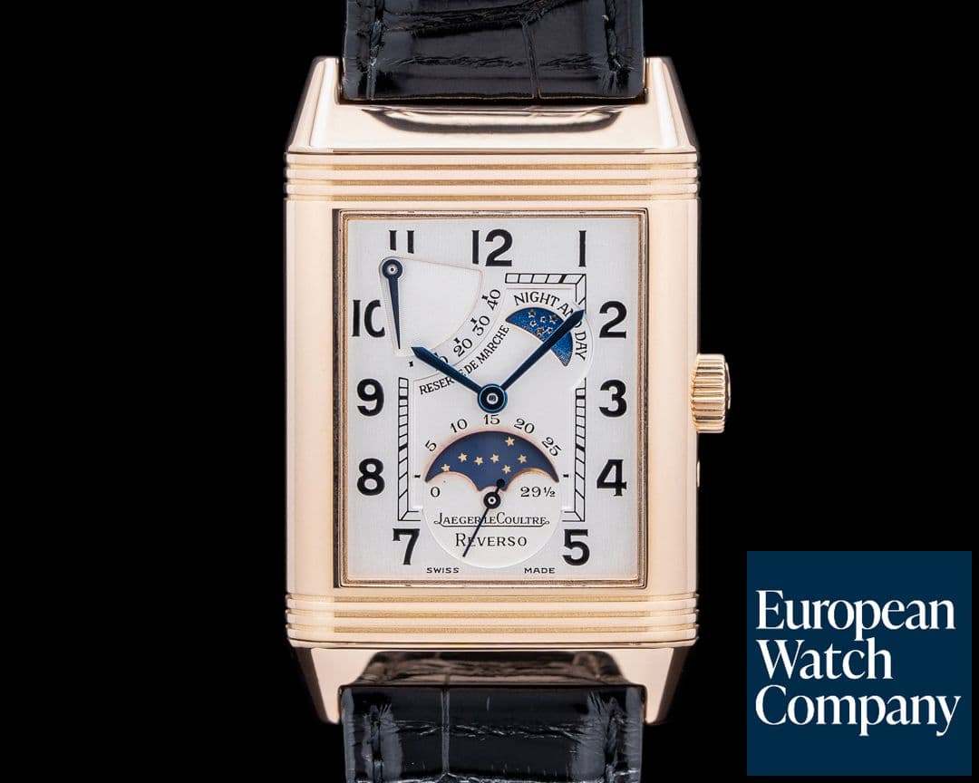 Image of Jaeger LeCoultre Reverso Sun Moon Power Reserve 18K RG