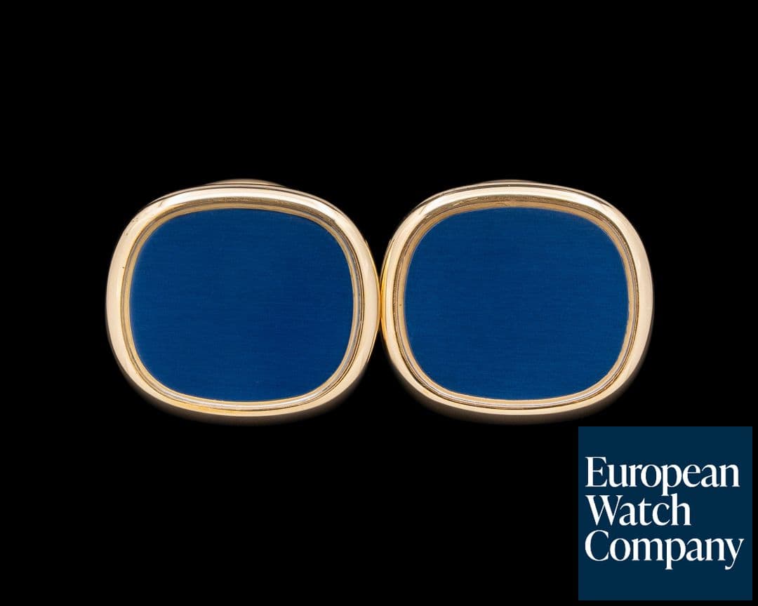 Image of Patek Philippe Ellipse Cufflinks 18k Yellow Gold