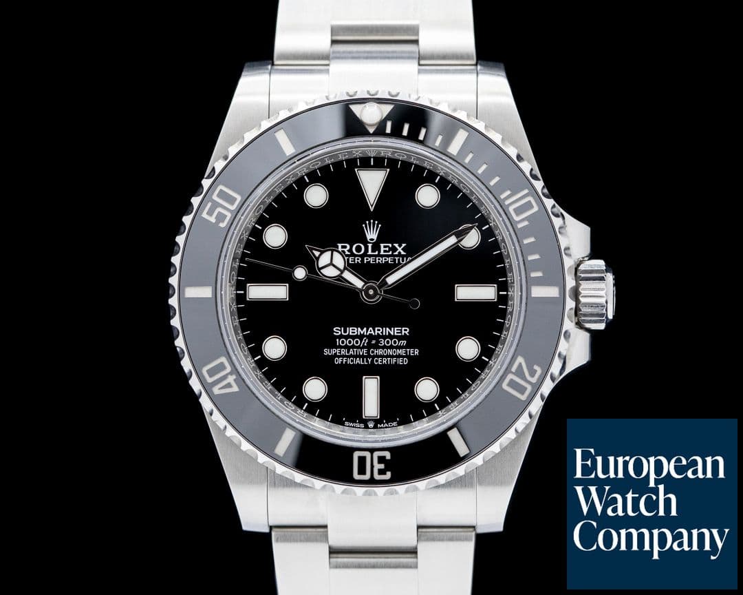 Image of Rolex Submariner 124060 No Date 41 SS Black Dial 2024