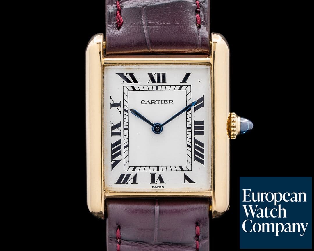 Image of Cartier Tank Louis Paris 18K Yellow Gold