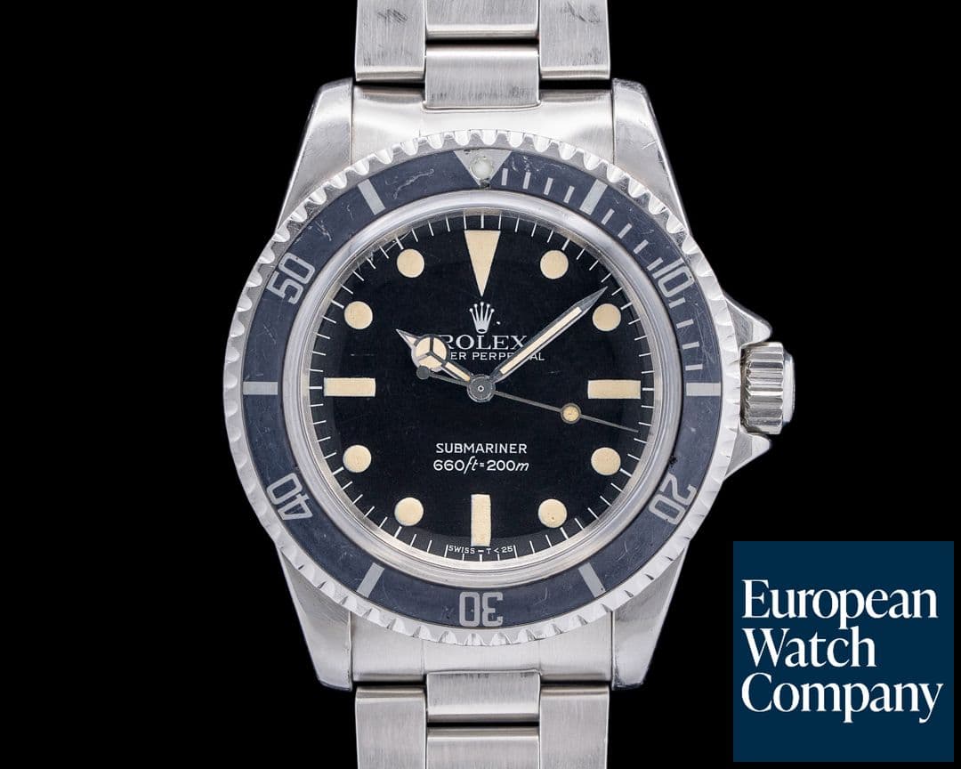 Image of Rolex Vintage Matte Maxi Dial Submariner 5513 C. 1982