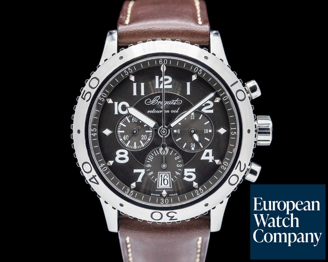 Image of Breguet Type XXI Flyback SS Brown Dial