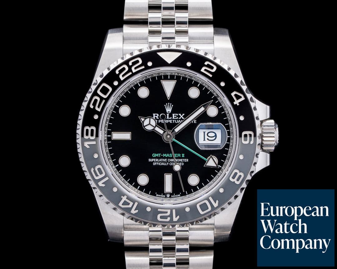 Image of Rolex GMT Master II Ceramic 126710GRNR SS Black Dial 2025
