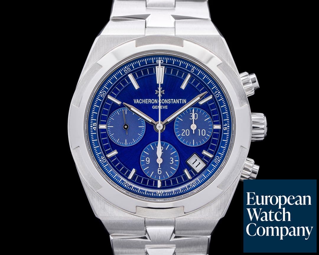 Image of Vacheron Constantin Overseas Chronograph 5500V SS Blue Dial