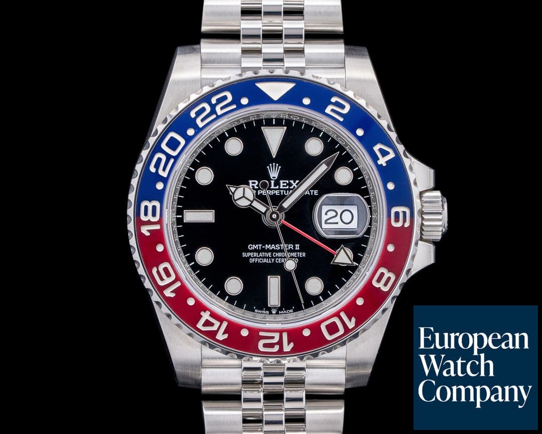 Image of Rolex GMT Master II 126710 Ceramic Jubilee "Pepsi" SS Black Dial