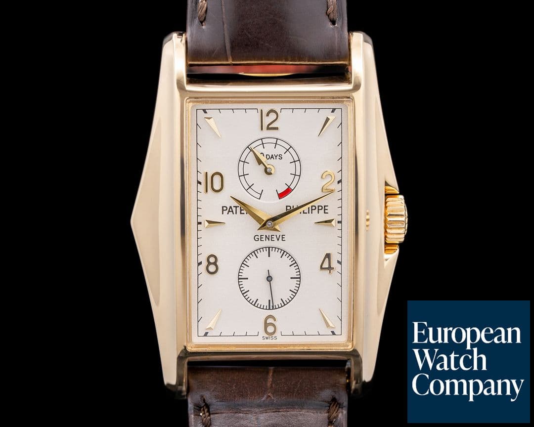 Image of Patek Philippe 10 Day 5100J Power Reserve 18K Yellow Gold Cream Dial